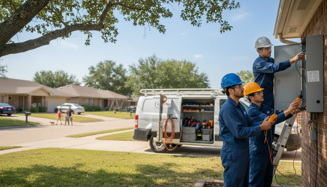Certified electrician providing emergency electrical services in Chunky, MS